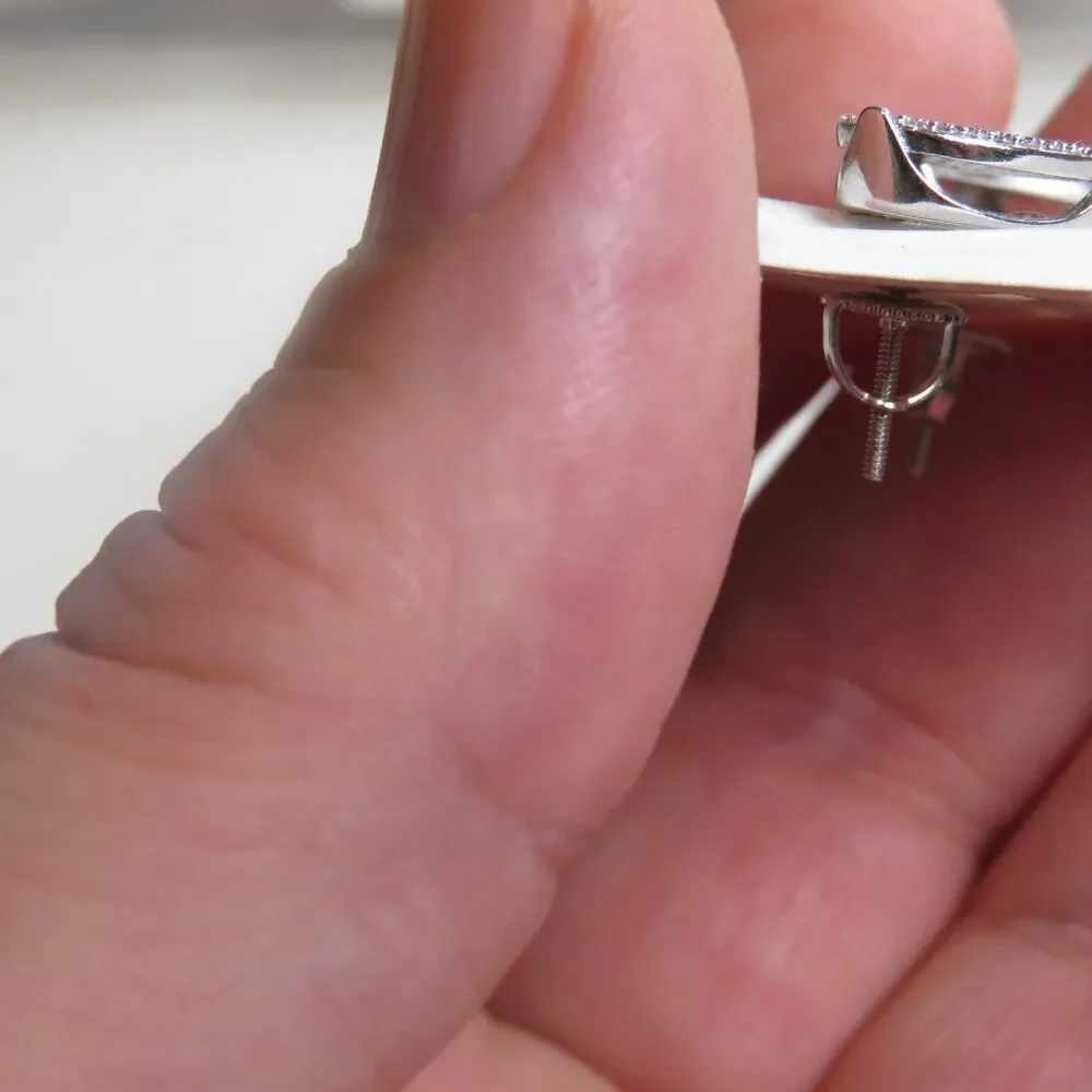 Sterling Silver Earring Hand Crafted